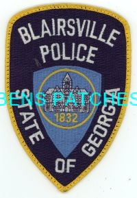 GEORGIA,BLAIRSVILLE POLICE 1